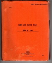 *SONG AND DANCE MAN (1941) First Draft Continuity Script Unproduced Jack... - £98.36 GBP