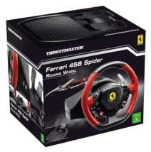Xbox One Steering Wheel Controller Driving Pedals Racing Video Game 458 Ferrari - £174.55 GBP
