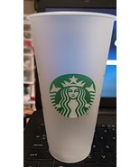 Starbucks 6 Pack Bundle Reusable Frosted 24 oz Cold Cups  no lids or sta... - $20.79