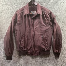 Vintage Members Only By Europe Craft Burgundy Jacket Size 42 - £12.67 GBP