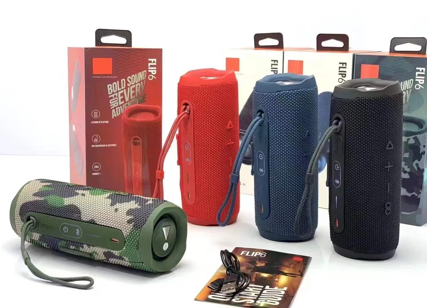 FLIP 6 Portable BT Speakers Wireless Mini Speaker Outdoor Waterproof - $99.00