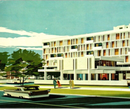 Vintage 1960s Fenway Commonwealth Motor Hotel Boston Unposted Panorama Postcard - £12.02 GBP