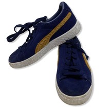 Puma Blue Suede Classic Terry Sneaker Size 2.5 - $25.01
