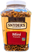 Snyder&#39;s of Hanover Mini Pretzels 40 Oz EXP 12/2025 - $313.70 MXN