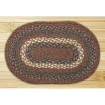 Capitol Importing Burgundy-Gray - 10 in. x 15 in. Oval Swatch - $32.70