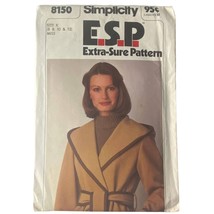 1977 Simplicity 8150 Misses Front Wrap Jacket 8 - 12 Wool - $14.87