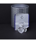 Swarovski Crystal Memories Silver Crystal Teddy Bear Miniature Figurine - $63.19