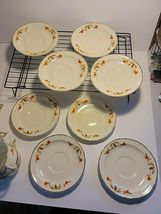 SUPERIOR HALL QUALITY DINNERWARE 8 PIECE CUPS & SAUCERS image 3