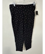 Torrid Sweet Strawberries Black Cotton Crop Leggings Size Large (0) - $24.99