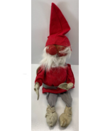Vintage Antique Handmade Christmas Santa Claus Shelf 6.5 in Figure - $80.67 CAD