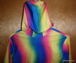 Adult 2nd Skin Tie Dye Rainbow Bodysuit Halloween Costume Morphsuit - FAST SHIP! - £5.18 GBP