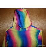 Adult 2nd Skin Tie Dye Rainbow Bodysuit Halloween Costume Morphsuit - FA... - $6.49