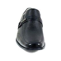 STACY ADAMS Men's Beau Dress Shoes Black Moc toe slip on Leather 24692-001 image 2