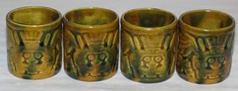 Vintage Aztec/Mayan/Olmec 2.5&quot; Shot Glasses - $275.87 MXN
