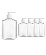 PQS 8 OZ Refillable Travel Bottles w/Dispenser Pump - Liquids/Gels/Lotio... - $9.47 CAD+