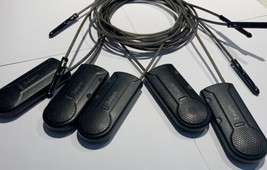 Lot of 5 Alpha Security 3 Alarm Coaxial CableLok 48” Lanyard Apparel Retail - $29.99