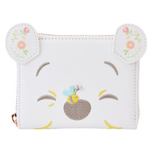 Winnie The Pooh Folk Floral Zip Around Wallet by Loungefly White - £43.85 GBP