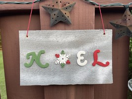 Christmas &quot;NOEL&quot; wall hanging decor - $10.95 CAD