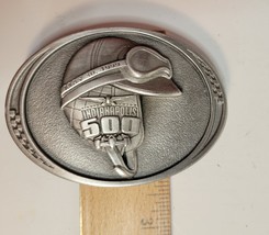 1999 Indianapolis 500 Belt Buckle Pewter No. 134 of 500 image 6