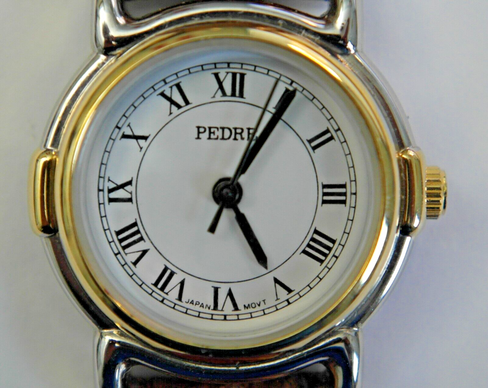 Vintage PEDRE Quartz Two-Tone Women&#39;s Wristwatch - $24.26