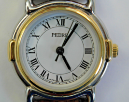 Vintage PEDRE Quartz Two-Tone Women&#39;s Wristwatch - $33.41 CAD