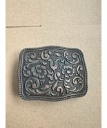 Vtg Floral Pattern Cowgirl Western Buckle USA - $395.80 MXN