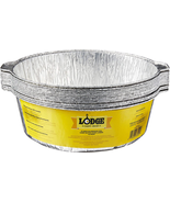 Lodge A12F12 12-Inch Aluminum Foil Dutch Oven Liners, 12-Pack, Silver - £21.54 GBP