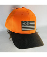 New! RealTree Men’s Americana Flag Blaze Hunter Orange Pro-Round Adjusta... - $14.99