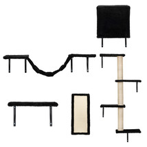 Cat Wall Shelves, Wall-Mounted Cat Climber Set of 5, Floating Cat Perches, Cat F - £108.47 GBP