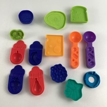 Play-Doh Modeling Clay Molds Tools Food Scoopers Cutters Fruit Vintage 14pc Lot - £19.27 GBP