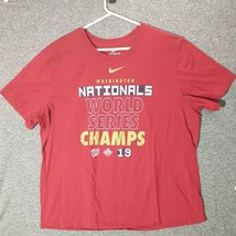 Washington Nationals Shirt Mens MLB 2019 World Series Champs 2XL T-Shirt - £7.86 GBP