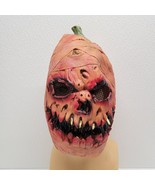 Scary Evil Pumpkin Head Ghoul Latex Mask Halloween Props Horror Jack O&#39; ... - $211.92 MXN