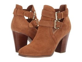 MICHAEL Michael Kors Walden Suede Block Heel Booties, Multi Sizes Acorn  - $139.95