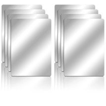 8 Pieces School Shatter Proof Plastic Mirrors 4 X 6 Inch Square Mirror T... - $15.99