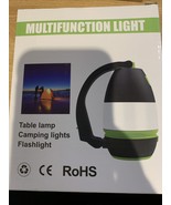 LED Desk Camping Home Office Table Lamp 3 Brightness Levels w USB Chargi... - $49.99 CAD
