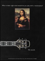 Hamer Guitar 2005 advertisement Masterpiece The Mona Lisa ad print - £3.32 GBP