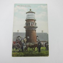 Postcard Martha&#39;s Vineyard Massachusetts Gay Head Lighthouse Antique Unp... - £7.84 GBP