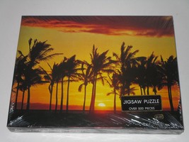 Springbok 1979 Interlocking Island Paradise Palm Trees Sunset Jigsaw Puzzle NEW - $39.99