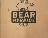 Bear Hybrids Corn Company 1962 Advertising Notebook Decatur Illinois Vin... - $9.00