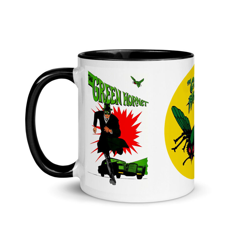 The Green Hornet (1966) Beverage Mug with Color Handle &amp; Interior - $19.99
