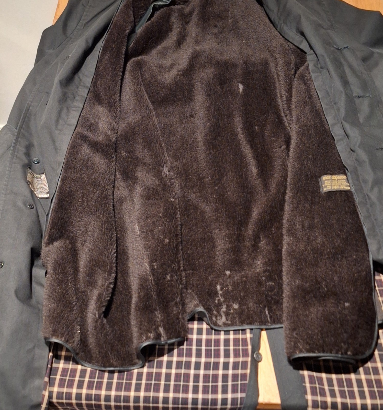 Black Size 48 Botany 500 Weather Topper Jacket Trench Coat w/Alpaca LINER Item image 7