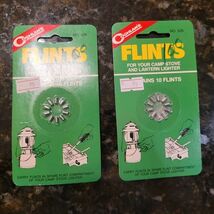 Lot 2 1987 Coghlan's Flints 526 for Vintage Lantern Lighter - $14.95