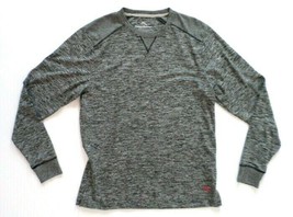 Tommy Bahama Men&#39;s Melange Long Sleeve Lounge Shirt M Medium Dark Gray 2121034 - £11.31 GBP