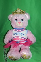 Build A Bear Workshop Princess Stuffed Animal Toy Pink Bear With Outfit - £19.73 GBP