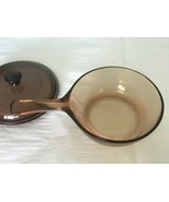 Corning Vision Ware Pyrex Amber Glass .5 Liter Sauce Pan/Pot with Lid Ve... - $29.81 CAD