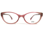 Sama Brille Rahmen SUNNY M-VINTAGE Rose Klar Pink Brown Cat Eye 48-17-120 - £110.86 GBP
