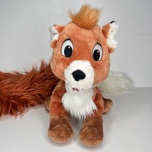 Disney Parks Todd Red Fox &amp; The Hound Plush Stuffed Animal 12” w/ 42” Lo... - £18.12 GBP