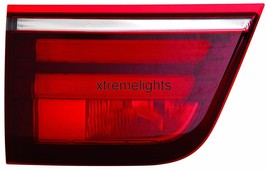 FITS Halogen Tail Light For 2011-2013 BMW X5 Left Inner Clear &amp; Red Lens w/ Bulb - £81.66 GBP