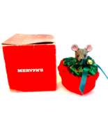 Mervyn’s ceramic mouse ornament on top of round pillow style bottom 3” - £6.20 GBP