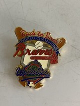 1996 World Series Atlanta Braves 1995/1996 Champions Back to Back Pin Aminco - £15.57 GBP